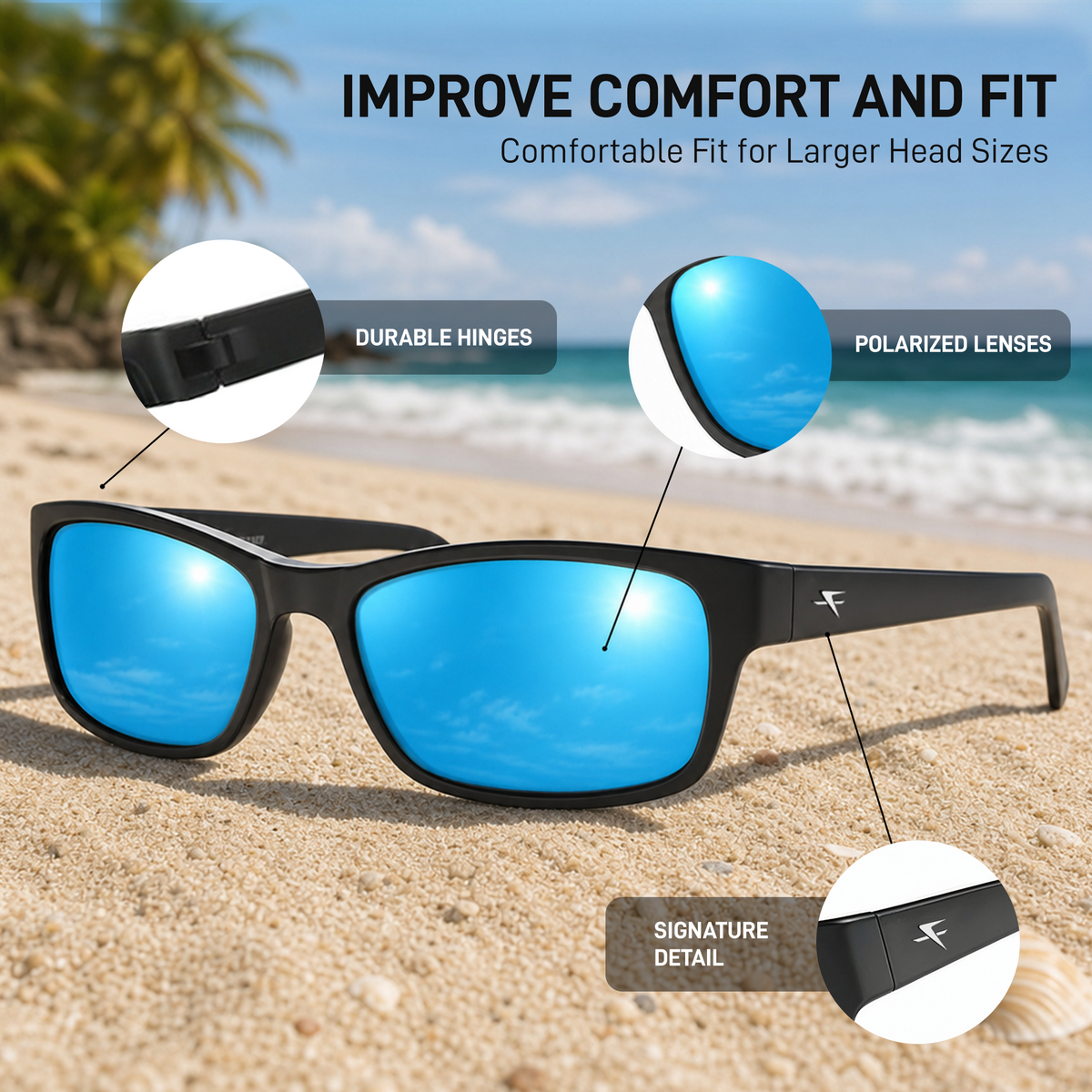 The Mik (Matte Black) - Sun - Blue