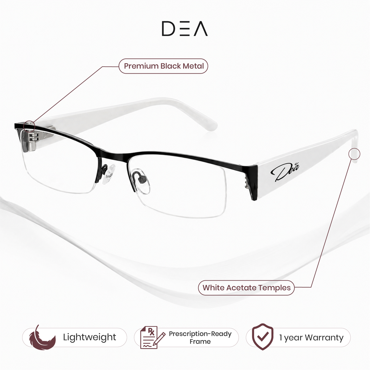 Bibiana (Black/Matte White)