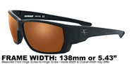 Uncouth (Matte Black) - ZEISS Driving (Copper) - Fatheadz Eyewear
