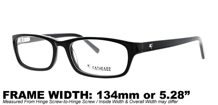 Wallstreet (Gloss Black) - Fatheadz Eyewear