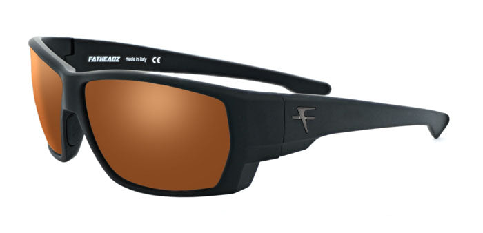 Uncouth (Matte Black) - ZEISS Driving (Copper) - Fatheadz Eyewear
